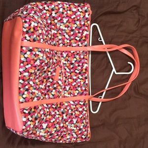 Vera Bradley large zippered tote